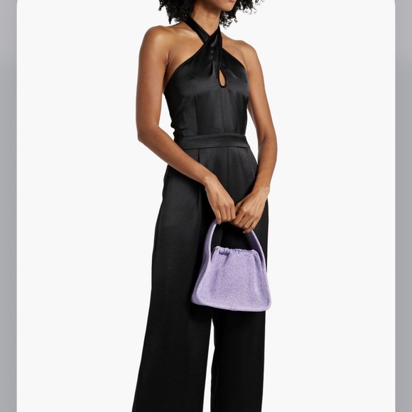 Paige Alimara wide leg satin jumpsuit - Picture 3 of 12